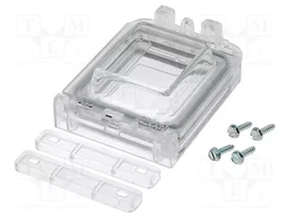FIBOX Ventanilla de inspección de policarbonato 60x77x25mm IP54