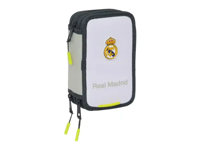 Safta Plumier Triple Real Madrid Equipación 25/26 de 37 Piezas Safta Plumier Triple Real Madrid Equipación 25/26 de 37 Piezas