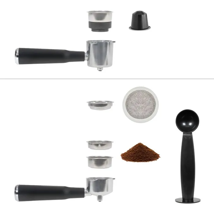 Livoo Cafetera espresso multifuncional LIVEO x Marmiton DOD222CO
