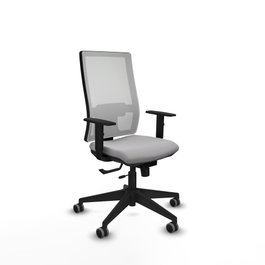 PIQUERAS Y CRESPO Silla de oficina Horna Gris claro y Blanco