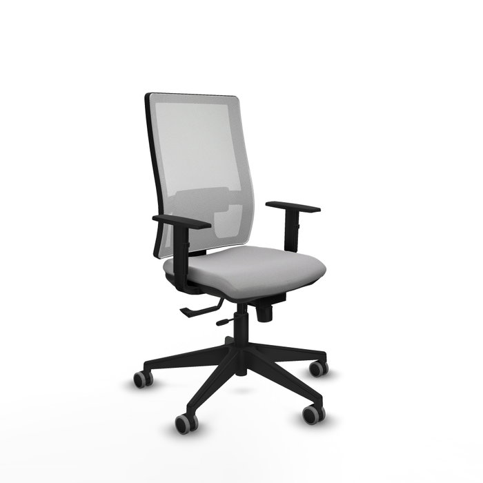PIQUERAS Y CRESPO Silla de oficina Horna Gris claro y Blanco PIQUERAS Y CRESPO Silla de oficina Horna Gris claro y Blanco