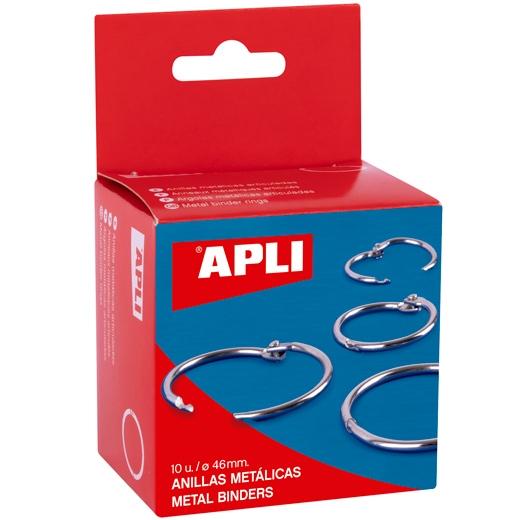 Apli Anillas Metálicas Articuladas Niqueladas 51 mm