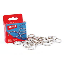 Apli Anillas Metálicas Articuladas Niqueladas 51 mm