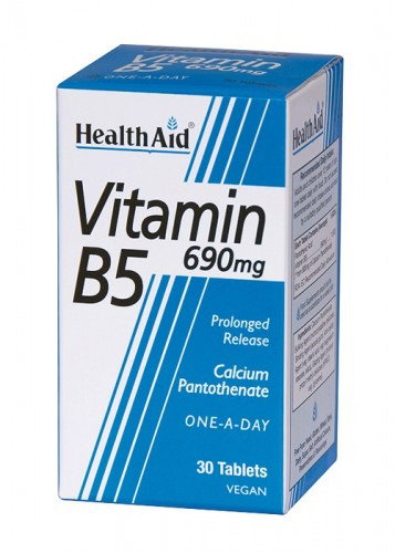 HEALTH AID Vitamina B5 690 mg 30 comprimidos HEALTH AID Vitamina B5 690 mg 30 comprimidos