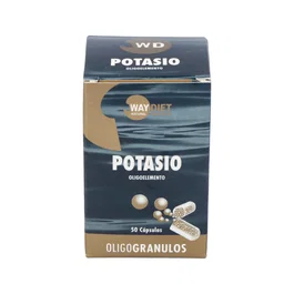 WAYDIET NATURAL PRODUCTS Potasio Oligogranulos 50 Cápsulas