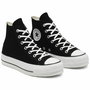 Zapatillas Casual Mujer Converse All Star Platform High Top Negro