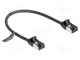 DeLOCK Cable Ethernet Cat.8.1 RJ-45 macho a macho 0,25 m Negro