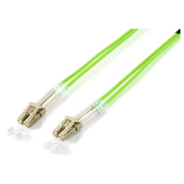 Equip Cable de fibra óptica multimodo OM5 LC/LC 1m Verde