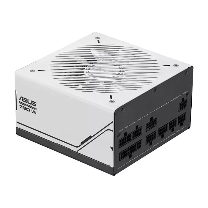 ASUS Fuente de Alimentación PRIME AP-750G 750W 80 Plus Gold ATX 3.0 Totalmente Modular - Blanco/Negro