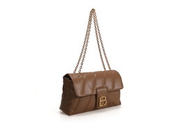 Lucky Bees 923 Bolso Bandolera Tostado Piel de Polivinilo Elegante y Funcional