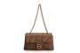 Lucky Bees 923 Bolso Bandolera Tostado Piel de Polivinilo Elegante y Funcional