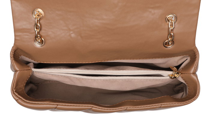 Lucky Bees 923 Bolso Bandolera Tostado Piel de Polivinilo Elegante y Funcional Lucky Bees 923 Bolso Bandolera Tostado Piel de Polivinilo Elegante y Funcional