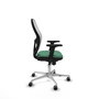 PIQUERAS Y CRESPO Silla de oficina Jorquera Verde esmeralda y Blanco