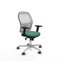 PIQUERAS Y CRESPO Silla de oficina Jorquera Verde esmeralda y Blanco