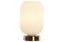 DKD Home Decor Lámpara Sobremesa Moderno Blanco Dorado 14 x 23 x 14 cm