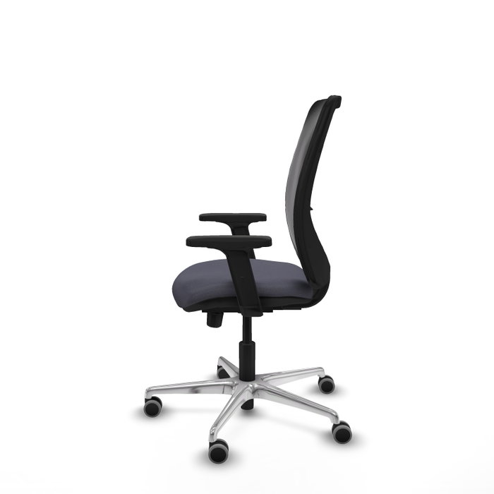 PIQUERAS Y CRESPO Silla de oficina Zulema Gris oscuro/Negro