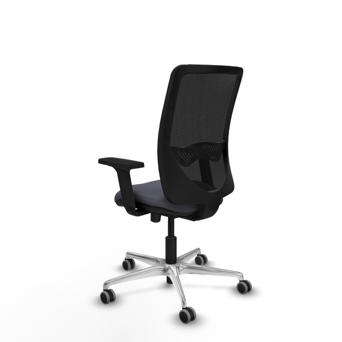 PIQUERAS Y CRESPO Silla de oficina Zulema Gris oscuro/Negro