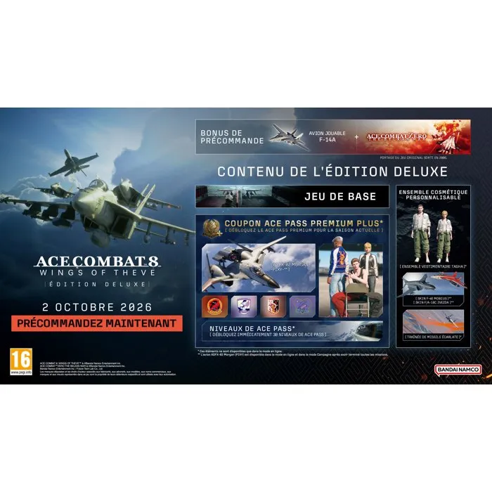 Bandai Namco Entertainment ACE COMBAT 8: WINGS OF THEVE Edición Deluxe - Serie Xbox Bandai Namco Entertainment ACE COMBAT 8: WINGS OF THEVE Edición Deluxe - Serie Xbox