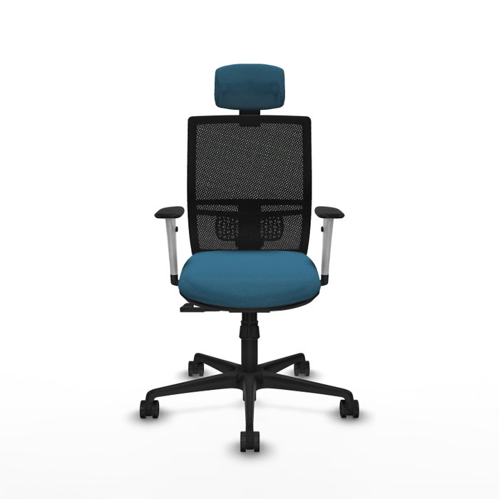 PIQUERAS Y CRESPO Silla de oficina Yunquera Verde petróleo con mecanismo Sincro PIQUERAS Y CRESPO Silla de oficina Yunquera Verde petróleo con mecanismo Sincro