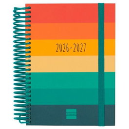 Finocam Agenda Diva para Estudiantes Espiral 2026-2027 Colors 120x164mm
