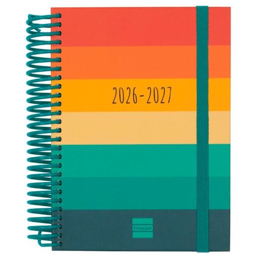 Finocam Agenda Diva para Estudiantes Espiral 2026-2027 Colors 120x164mm Finocam Agenda Diva para Estudiantes Espiral 2026-2027 Colors 120x164mm