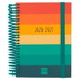 Finocam Agenda Diva para Estudiantes Espiral 2026-2027 Colors 120x164mm