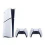 Sony PlayStation 5 Slim Digital Edición Digital - Consola PS5 sin lector de discos con 825 GB SSD, 2 mandos DualSense inalámbricos, color blanco