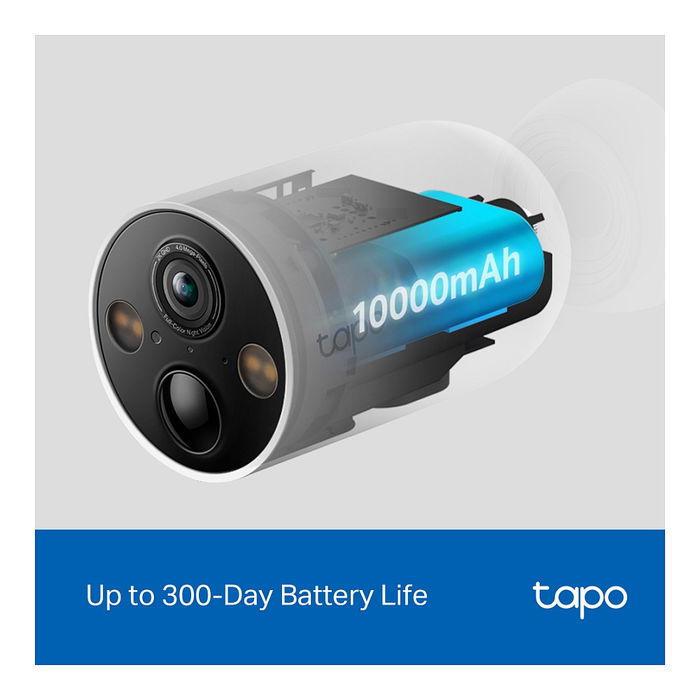 TP-LINK Cámara de Vigilancia TAPO C425 en Color Blanco