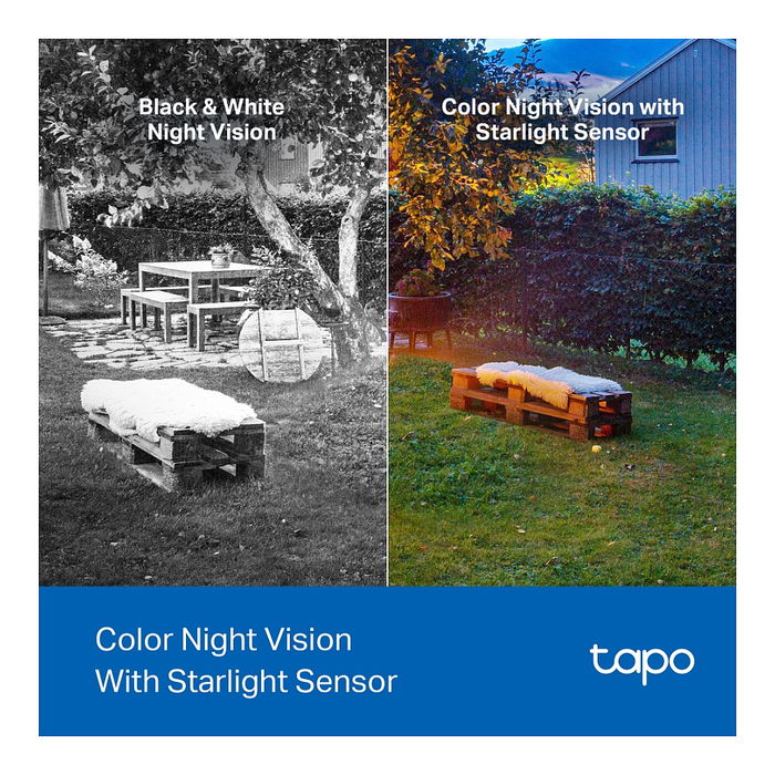 TP-LINK Cámara de Vigilancia TAPO C425 en Color Blanco