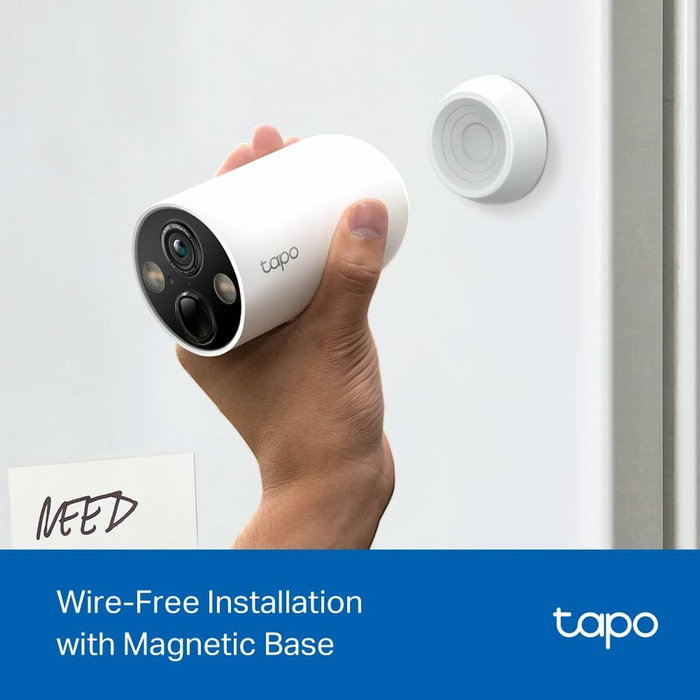 TP-Link Tapo C425 Cámara de Seguridad Inalámbrica 2K QHD Blanco