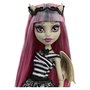 MATTEL - Muñeca Rochelle Goyle, Reproducción Monster High, Con Mascota Roux, Accesorios y Diario - Coleccionable