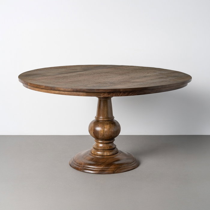 Ixia Mesa de Comedor de Madera de Mango 150 x 150 x 77 cm Ixia Mesa de Comedor de Madera de Mango 150 x 150 x 77 cm