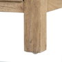Ixia Mesita de Dormitorio Madera Mindi Natural 44 x 34 x 77 cm