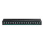 TRENDnet TPE-TG160H 16-Port Gigabit PoE+ Switch 123W