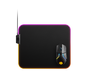 SteelSeries QcK Prism Cloth Medium Alfombrilla de ratón para juegos Negro