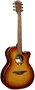 LAG Guitarra Acústica Auditorium Cutaway Tramontane 118 A/E Electroacústica Brown Shadow