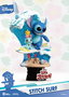 Disney Summer Series Diorama PVC D-Stage Stitch Surf 15 cm