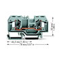 WAGO 284-901 Regleta 10 mm (78 mm x 35 mm)