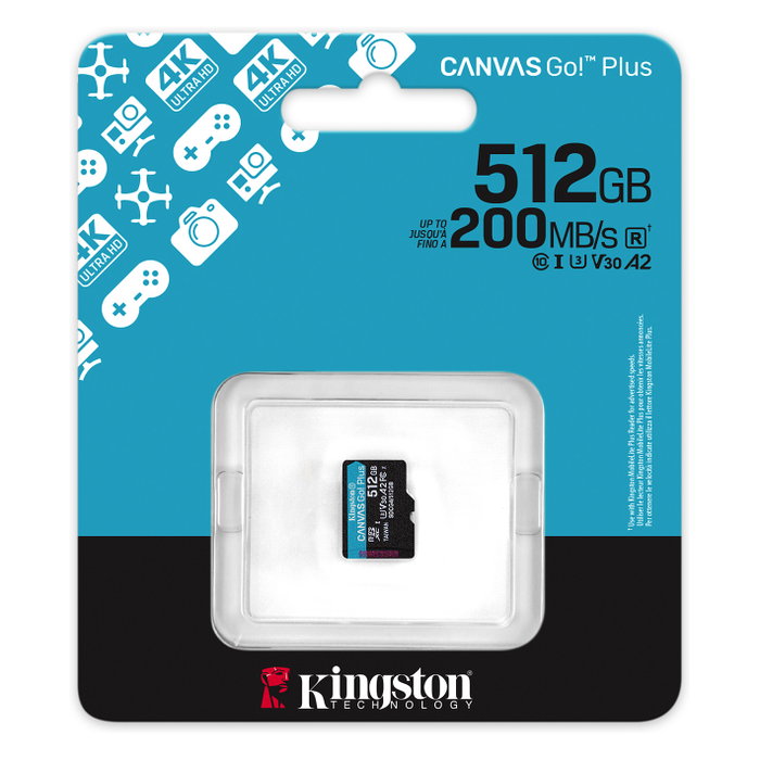 Kingston Canvas Go Plus 512 GB microSDXC