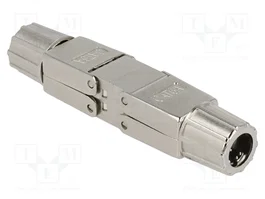 DeLOCK Acoplador para cable de red Cat.6A STP Plata 86976