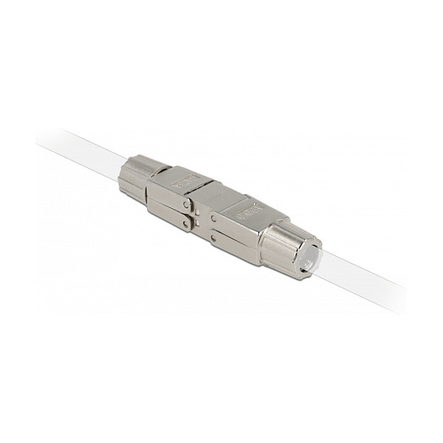 DeLOCK Acoplador para cable de red Cat.6A STP sin herramientas