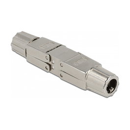 DeLOCK Acoplador para cable de red Cat.6A STP sin herramientas
