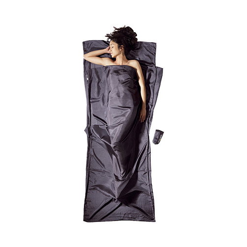 Cocoon TravelSheet Saco de dormir rectangular de seda Gris Cocoon TravelSheet Saco de dormir rectangular de seda Gris