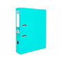 Liderpapel Archivador de Palanca Forrado PVC Verde Claro 75 mm