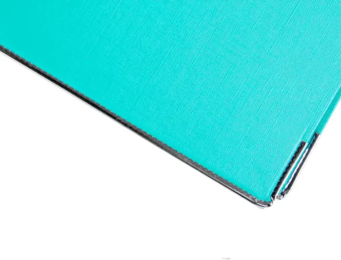 Liderpapel Archivador de Palanca Forrado PVC Verde Claro 75 mm