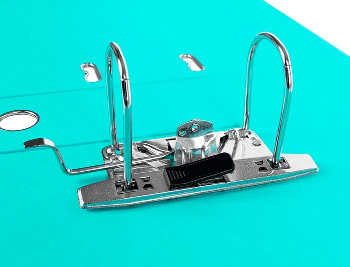 Liderpapel Documenta Archivador de Palanca Folio Verde Claro 75 mm con Compresor