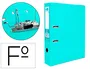 Liderpapel Documenta Archivador de Palanca Folio Verde Claro 75 mm con Compresor