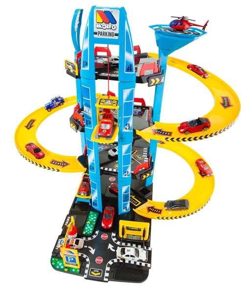 Molto Parking 4 Plantas para Coches Juguete, Dimensiones 61x57x56 cm, Material Plástico, Edad Recomendada 3 a 99 Años, Idiomas Español e Inglés Molto Parking 4 Plantas para Coches Juguete, Dimensiones 61x57x56 cm, Material Plástico, Edad Recomendada 3 a 99 Años, Idiomas Español e Inglés