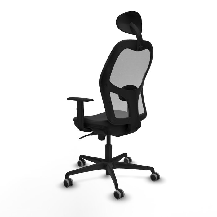 PIQUERAS Y CRESPO Silla de oficina Jorquera con mecanismo Sincro, negro y gris