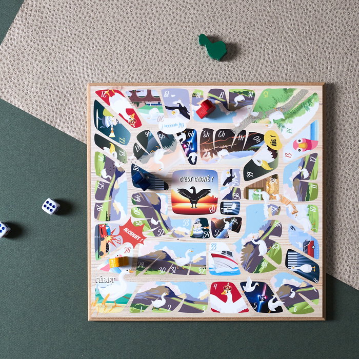 Mister Gadget Juego De La Oca De Madera Clásico Vintage